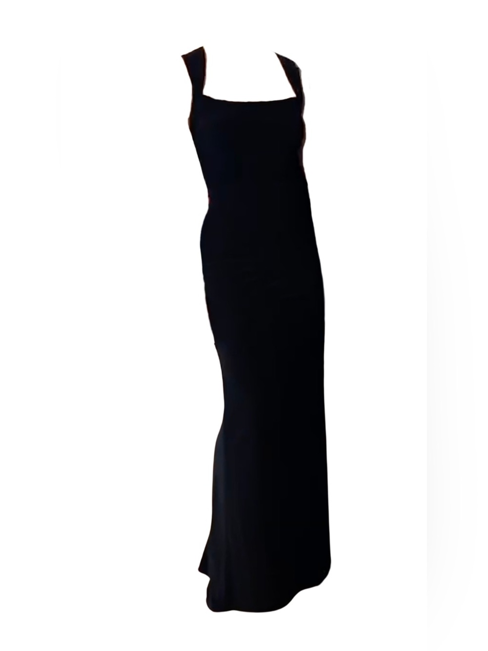 Adrianna Papell Black Evening Dress with Hidden Back Zip - Picture 5 of 9